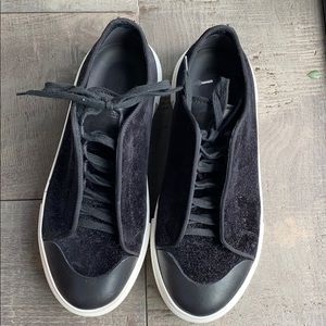 Alexander McQueen velvet sneakers